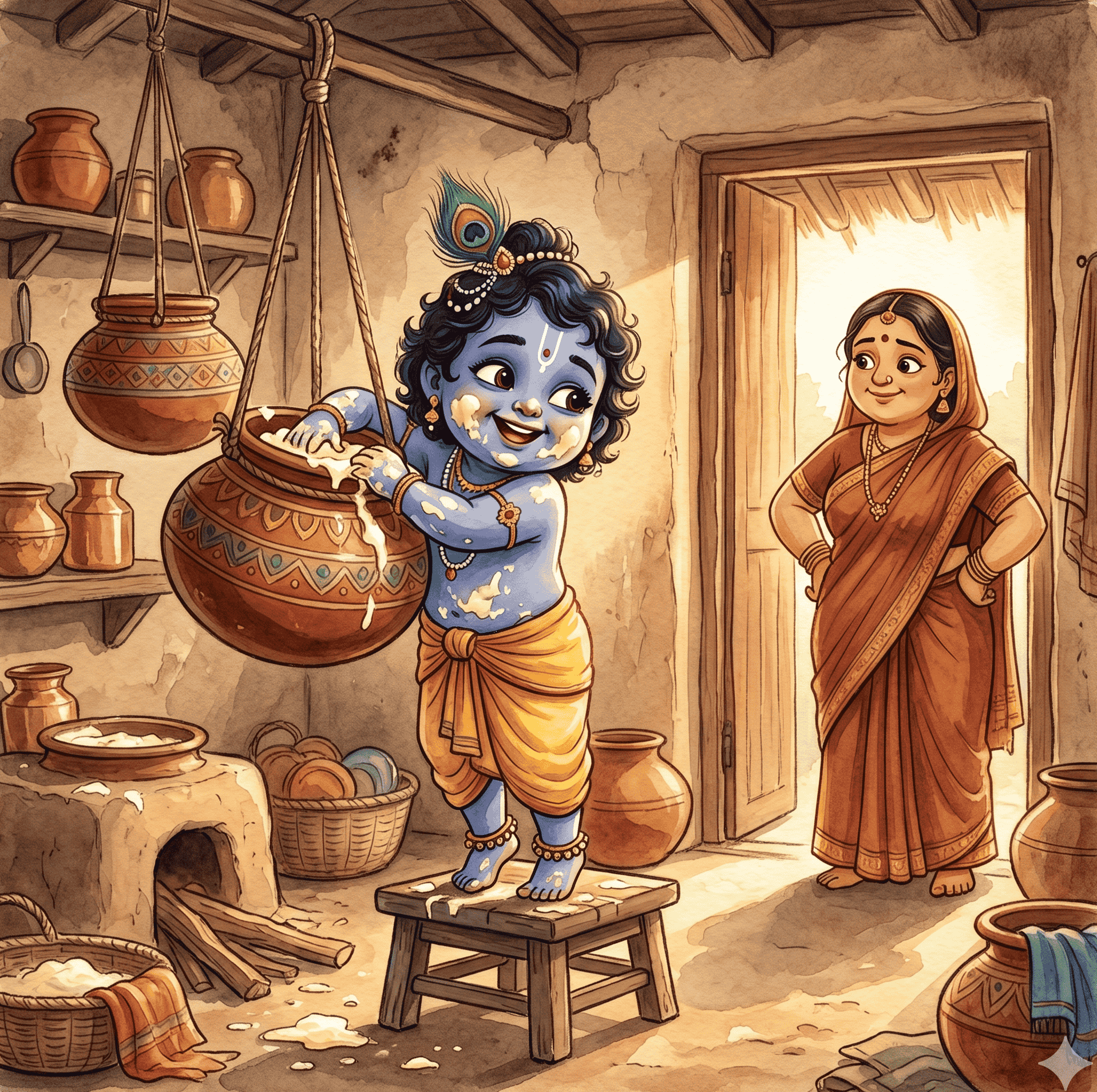 Krishna — The Little Butter Thief